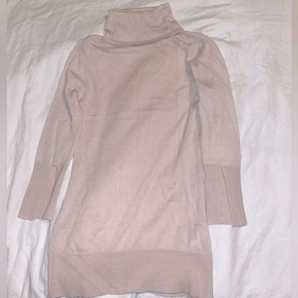 All saints Light Pink Womens raven funnel sweater NWOT small - Picture 3 of 3